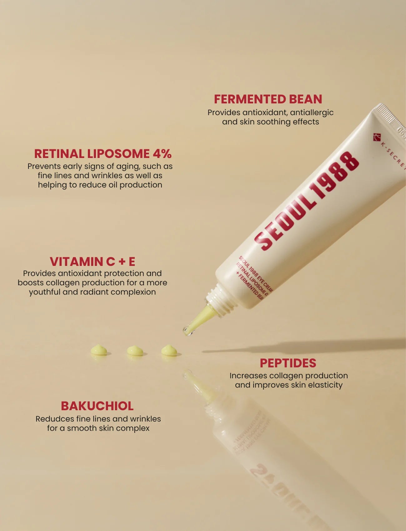 Retinal Liposome 4% + Fermented Bean Eye Cream