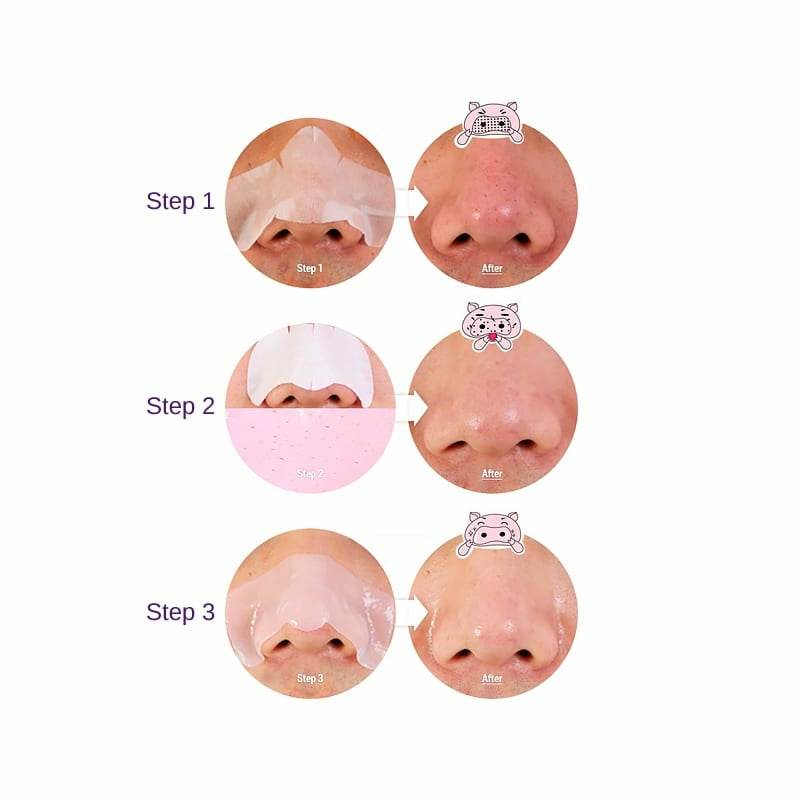 Pig Nose Clear Blackhead 3-Step Kit - K-beauty glow
