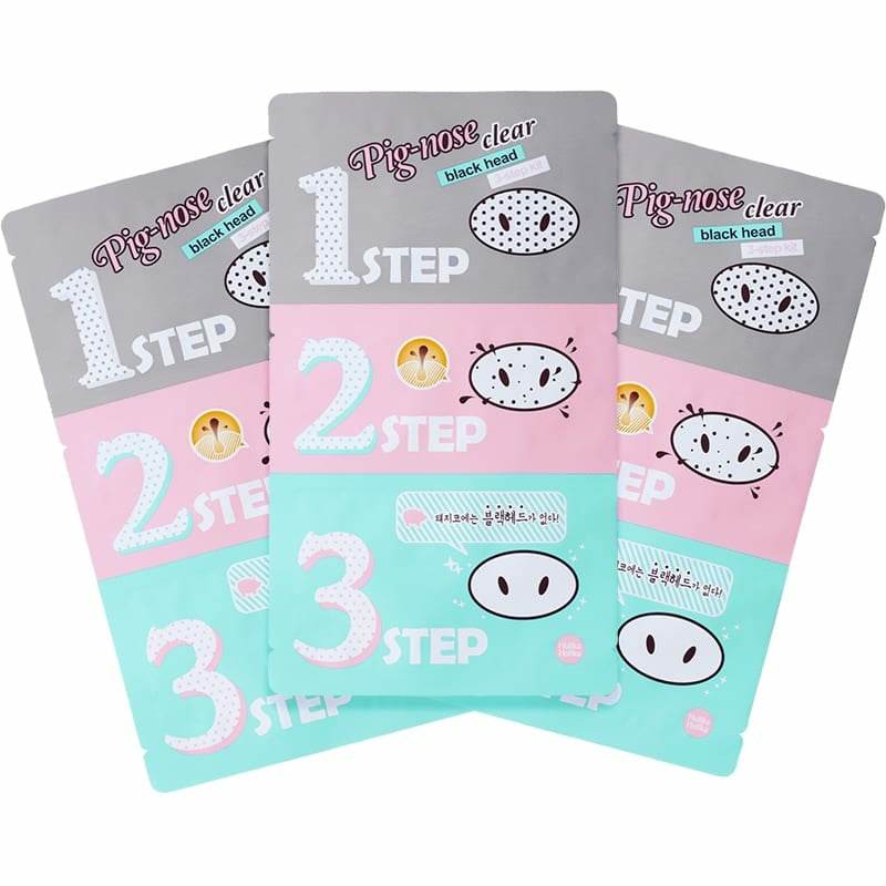 Pig Nose Clear Blackhead 3-Step Kit - K-beauty glow