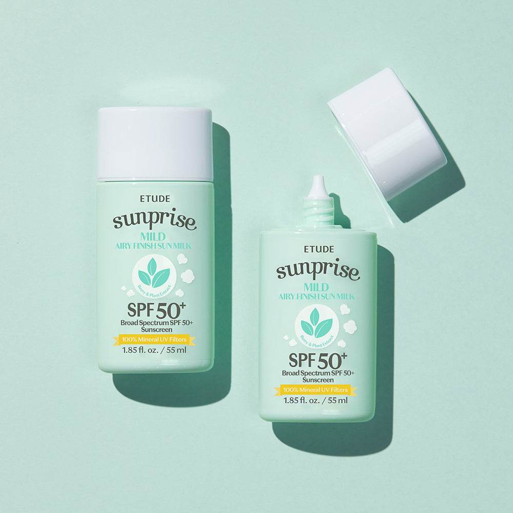 Sunprise Mild Airy Finish Sun Milk - K-beauty glow