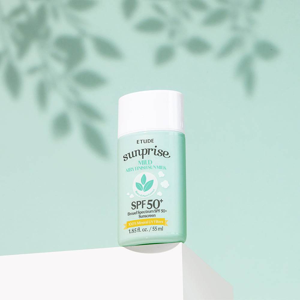 Sunprise Mild Airy Finish Sun Milk - K-beauty glow
