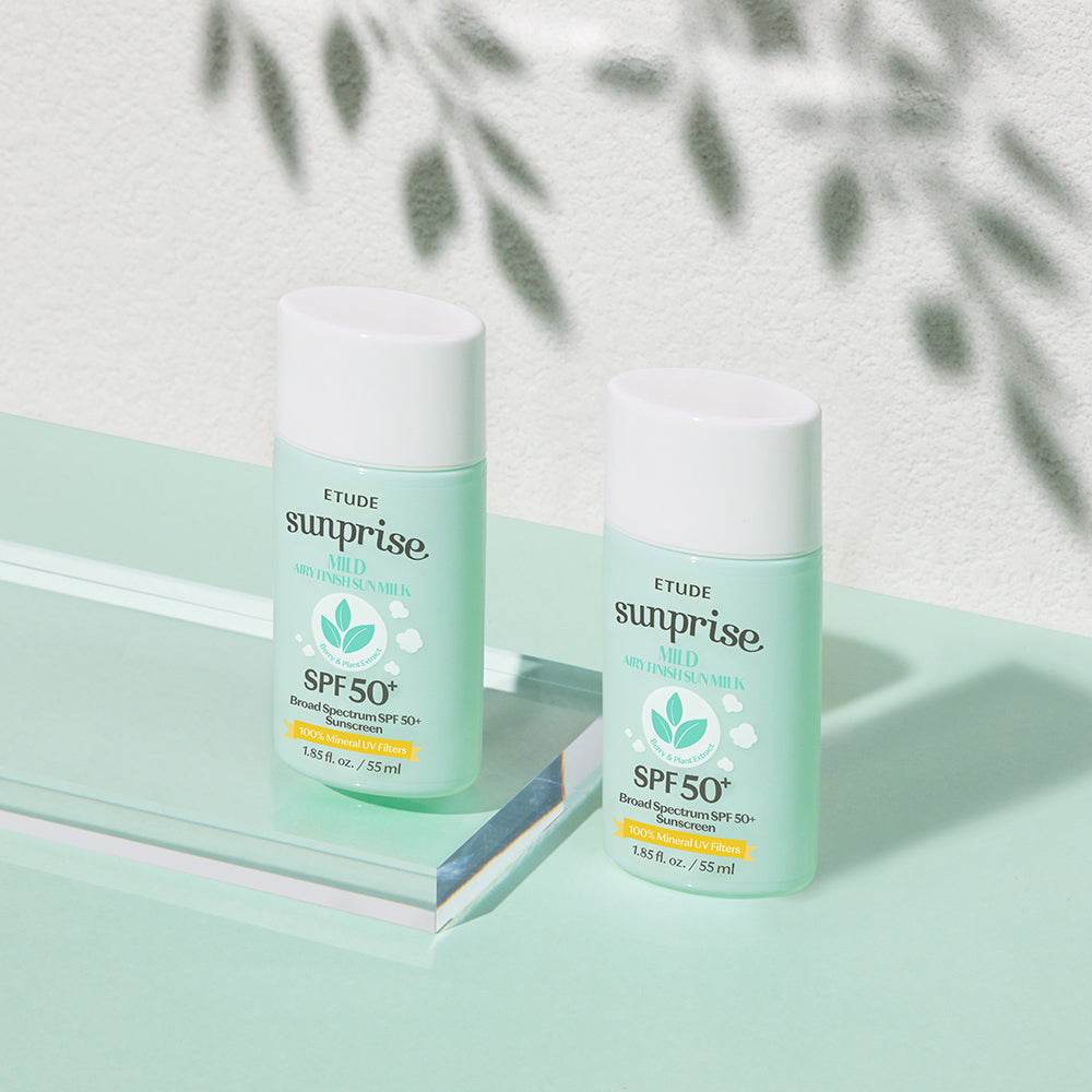 Sunprise Mild Airy Finish Sun Milk - K-beauty glow